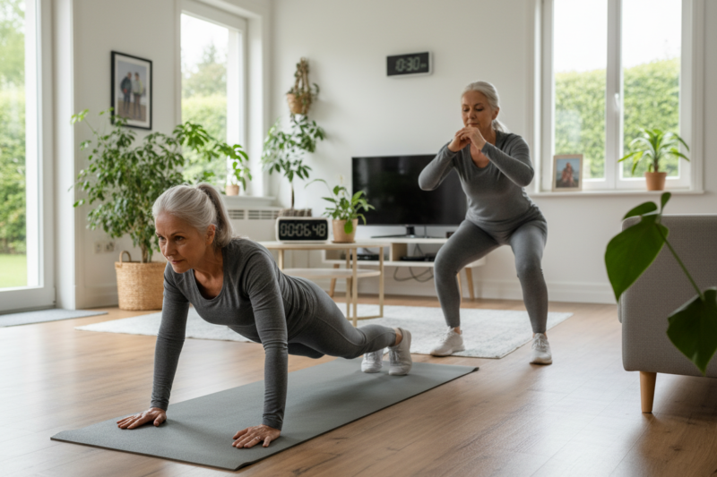 A Seven Minute Bodyweight Benchmark for Strength After Sixty