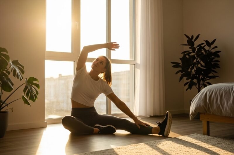 The 7-Minute Morning Stretch That Undoes Hours of Sitting