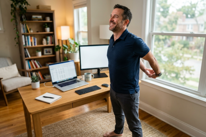 8 Exercises I Use When I Get Stiff From Sitting At A Desk