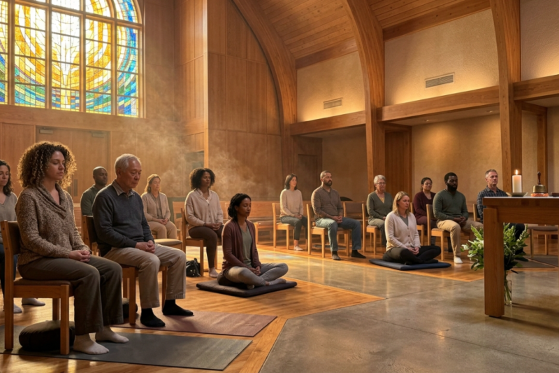 The Great Quiet: How US Churches Are Reviving Ancient Meditation